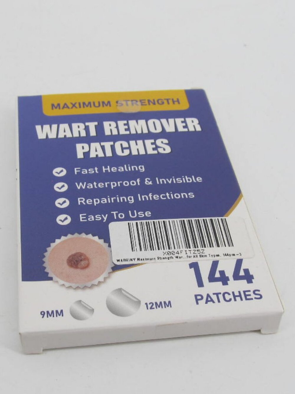 144 Wart Remover Patches, Skin Care Invisible Removal Stickers for All Skin Type
